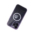 BUĞZ İphone 14 Pro Kılıf Magic Magneticsafe Silikon - Derin Mor