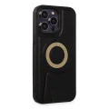 BUĞZ İphone 14 Pro Kılıf Merkür Magneticsafe Standlı Kapak - Siyah