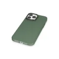 BUĞZ İphone 14 Pro Kılıf Modos Metal Kapak - Koyu Yeşil