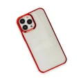 BUĞZ İphone 14 Pro Max Kılıf Element Silikon - Kırmızı