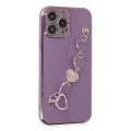 BUĞZ İphone 14 Pro Max Kılıf Esila Silikon - Mor