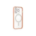 BUĞZ İphone 14 Pro Max Kılıf Grand Magneticsafe Kapak - Pembe