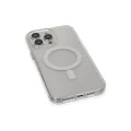 BUĞZ İphone 14 Pro Max Kılıf Matte Şeffaf Magneticsafe - Şeffaf