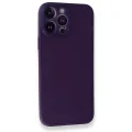 BUĞZ İphone 14 Pro Max Kılıf Pp Ultra İnce Kapak - Mor