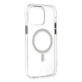 BUĞZ İphone 14 Pro Max Kılıf Tron Şeffaf Magsafe Kapak - Şeffaf
