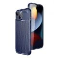BUĞZ İphone 15 Kılıf Auto Focus Karbon Kapak - Lacivert