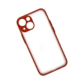 BUĞZ İphone 15 Kılıf Montreal Silikon Kapak - Kırmızı
