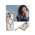 BUĞZ İphone 15 Plus Kılıf Enka Magsafe Silikon Kılıf - Desert