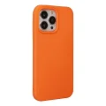 BUĞZ İphone 15 Pro Kılıf Nano İçi Kadife Silikon - Turuncu