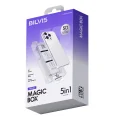 BUĞZ İphone 15 Pro Max Bilvis 5in1 3d Magic Cam Ekran Koruyucu - Siyah