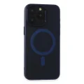 BUĞZ İphone 15 Pro Max Kılıf Lodos Magneticsafe Mat Kapak - Mavi