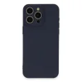 BUĞZ İphone 15 Pro Max Kılıf Nano İçi Kadife Silikon - Lacivert