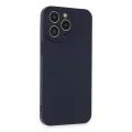 BUĞZ İphone 15 Pro Max Kılıf Nano İçi Kadife Silikon - Lacivert