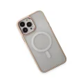 BUĞZ İphone 15 Pro Max Kılıf Room Magneticsafe Silikon - Pudra