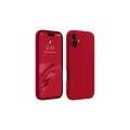BUĞZ İphone 16 Kılıf First Silikon - Kırmızı
