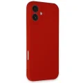 BUĞZ İphone 16 Kılıf First Silikon - Kırmızı