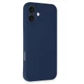 BUĞZ İphone 16 Kılıf First Silikon - Lacivert