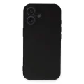 BUĞZ İphone 16 Kılıf First Silikon - Siyah