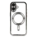 BUĞZ İphone 16 Kılıf Kross Magneticsafe Kapak - Titan Gri
