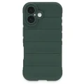 BUĞZ İphone 16 Kılıf Optimum Silikon - Koyu Yeşil