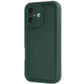 BUĞZ İphone 16 Kılıf Viera Silikon - Koyu Yeşil