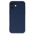 BUĞZ İphone 16 Plus Kılıf First Silikon - Lacivert