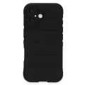 BUĞZ İphone 16 Plus Kılıf Optimum Silikon - Siyah