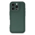 BUĞZ İphone 16 Pro Kılıf Viera Silikon - Koyu Yeşil
