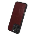 BUĞZ İphone 16 Pro Max Kılıf Aras Deri Kapak - Bordo