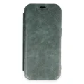 BUĞZ İphone 16 Pro Max Kılıf Flip Cover - Koyu Yeşil