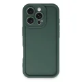 BUĞZ İphone 16 Pro Max Kılıf Viera Silikon - Koyu Yeşil