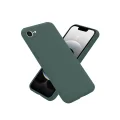 BUĞZ İphone 16e Kılıf Nano İçi Kadife Silikon - Koyu Yeşil