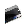 BUĞZ İphone 17 Pro Bilvis 3x Ar Hayalet Cam Ekran Koruyucu - Siyah
