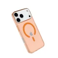 BUĞZ İphone 17 Pro Max Kılıf Pc Real Magsafe Kapak - Turuncu