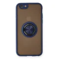 BUĞZ İphone 6 Kılıf Montreal Yüzüklü Silikon Kapak - Lacivert