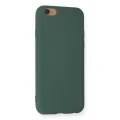 BUĞZ İphone 6 Kılıf Nano İçi Kadife Silikon - Koyu Yeşil