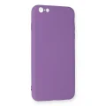 BUĞZ İphone 6 Plus Kılıf Nano İçi Kadife Silikon - Mor