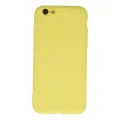 BUĞZ İphone 6 Plus Kılıf Nano İçi Kadife Silikon - Sarı