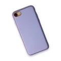BUĞZ İphone 7 Kılıf Coco Deri Silikon Kapak - Açık Lila
