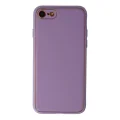 BUĞZ İphone 7 Kılıf Coco Deri Silikon Kapak - Lila