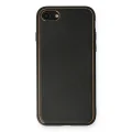BUĞZ İphone 7 Kılıf Coco Deri Silikon Kapak - Siyah