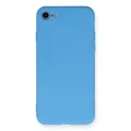 BUĞZ İphone 7 Kılıf Nano İçi Kadife Silikon - Mavi
