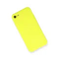 BUĞZ İphone 7 Kılıf Nano İçi Kadife Silikon - Sarı