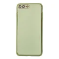 BUĞZ İphone 7 Plus Kılıf Coco Deri Silikon Kapak - Açık Yeşil