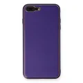 BUĞZ İphone 7 Plus Kılıf Coco Deri Silikon Kapak - Mor