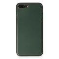 BUĞZ İphone 7 Plus Kılıf Coco Deri Silikon Kapak - Yeşil