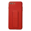 BUĞZ İphone 7 Plus Kılıf Coco Deri Standlı Kapak - Kırmızı