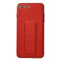 BUĞZ İphone 7 Plus Kılıf Coco Deri Standlı Kapak - Kırmızı