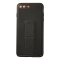 BUĞZ İphone 7 Plus Kılıf Coco Deri Standlı Kapak - Siyah