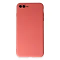 BUĞZ İphone 7 Plus Kılıf First Silikon - Kiremit